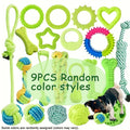 Puppy rope toy set, assorted colours (example mix)