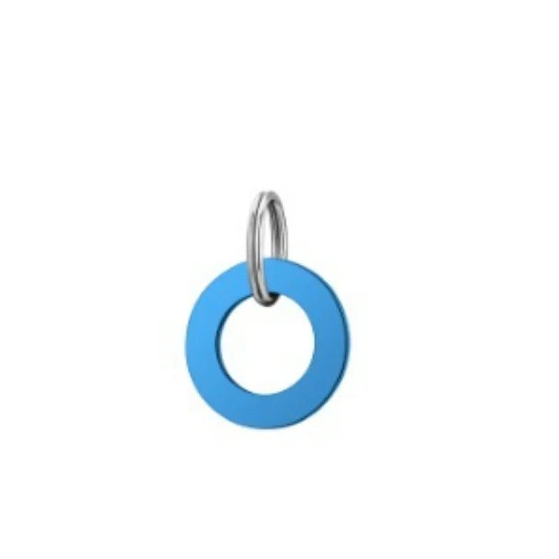 Blank round stainless steel pet ID tag