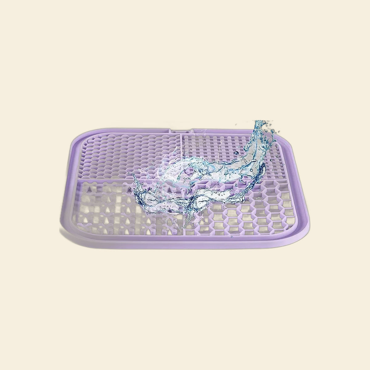 Silicone lick mat with suction cups
