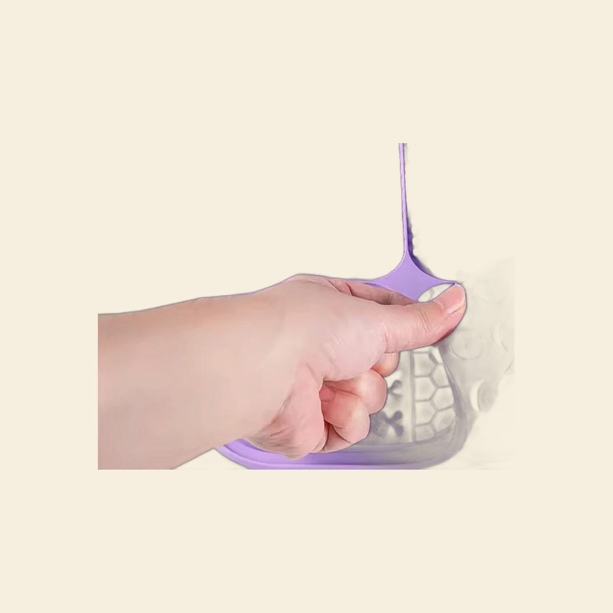 Silicone lick mat with suction cups