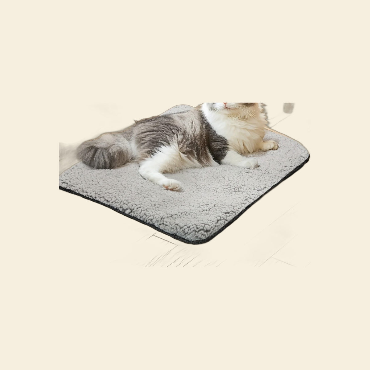 Self-warming pet mat